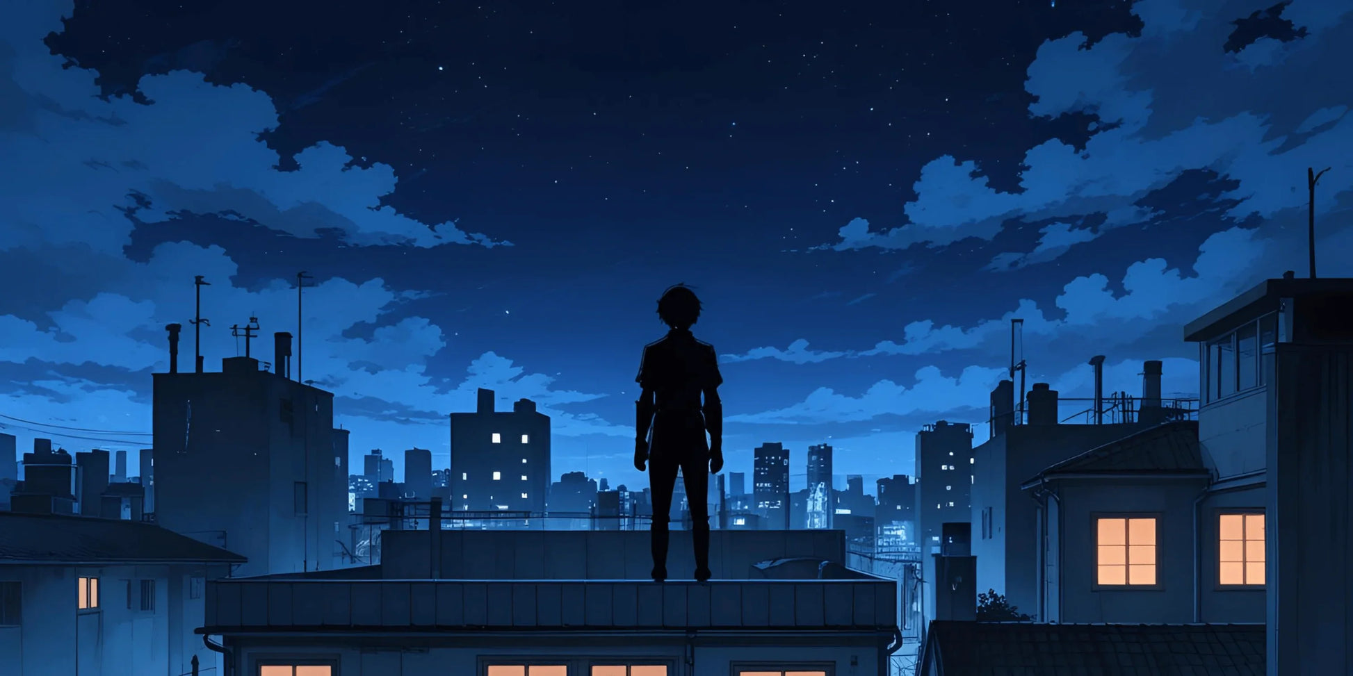 "Midnight Rooftop" Gaming Mauspad XXL - Mauspadshop.de