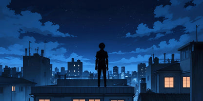 "Midnight Rooftop" Gaming Mauspad XXL - Mauspadshop.de