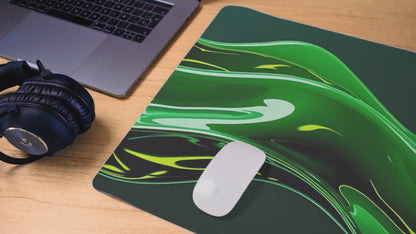 "Green Liquid Void" Artwork Mauspad