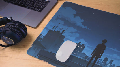 "Midnight Rooftop" Gaming Mauspad XXL